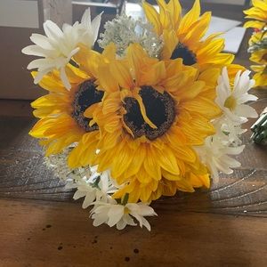 Flower girl sunflower bouquet